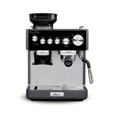 OSTER - Cafetera Espresso BVSTEM7301 Perfect Brew con Molinillo 15 Bares