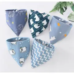 GENERICO - Babero tipo bandana para bebes