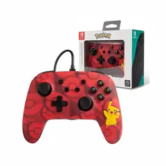 NINTENDO - Mando Switch Red Black Pikachu