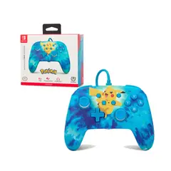 NINTENDO - Mando Switch Pikachu BLue Power A
