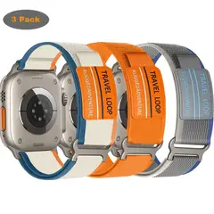 MEGIMPERU - Correa Deportiva para Apple Watch 42444549mm - Pack X3