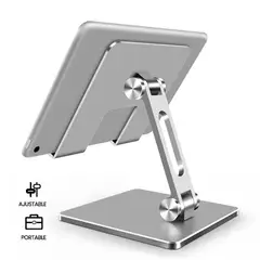 S&T - Soporte Para Tablet for Business Aluminio HS221-CS Silver - Celular