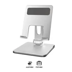 S&T - Soporte Para Tablet Corporativos Aluminio HS221S SILVER - CELULAR