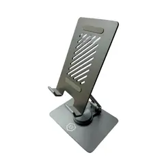 S&T - Soporte para Celular Business aluminio giro 360° JHZ6 Gris -Tablet