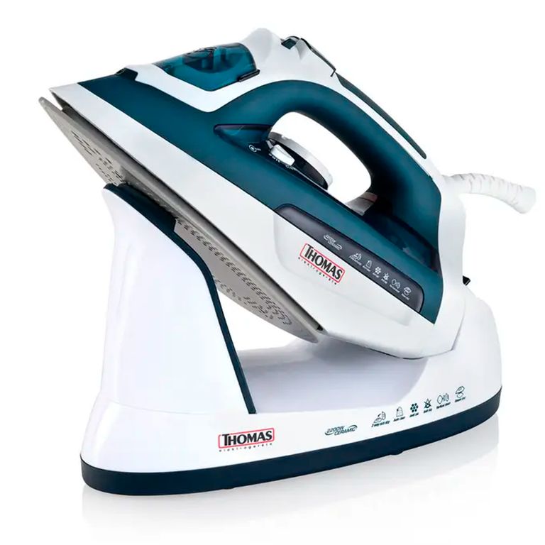 Plancha de Vapor Inalámbrica TH-7355 con suela de Cerámica