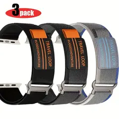 MEGIMPERU - Correa Deportiva para Apple Watch 42444549mm - Pack X3