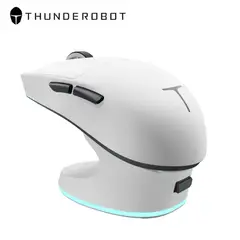 THUNDEROBOT - Mouse Gamer Inalámbrico ML9 Mini 8k Hz 30000dpi Con Base