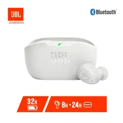 JBL - Audífonos in-ear Wave Buds Perfect Fit Bluetooth 32Hrs Ip54 Blanco