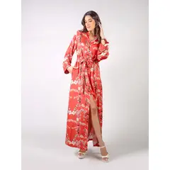 MICHELLE BELAU - OLIE - VESTIDO MANGA LARGA CON CINTURÓN