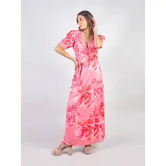 MICHELLE BELAU - ISABELLA - VESTIDO LARGO MANGA CORTA