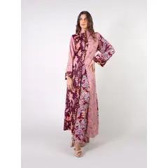 MICHELLE BELAU - AURORA - VESTIDO LARGO CUELLO NERU