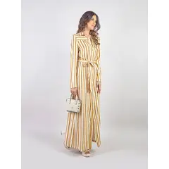 MICHELLE BELAU - ALMUDENA - VESTIDO CAMISERO MANGA LARGA A RAYAS