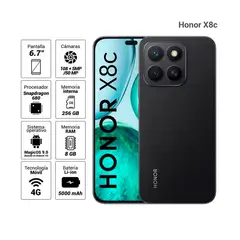 HONOR - Celular X8c 8GB Ram 256GB Color Negro