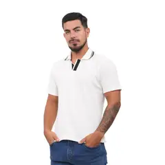 J JERAOUS - POLO CAMISERO JERAOUS LEGER MANGA CORTA Perla