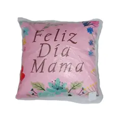 GENERICO - Cojín Diseño Feliz día Mamá - Rosado
