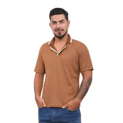 J JERAOUS - POLO CAMISERO JERAOUS VALOIS MANGA CORTA Camel