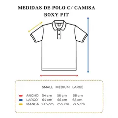 J JERAOUS - POLO BOXY ONE JERAOUS MANGA CORTA Crema
