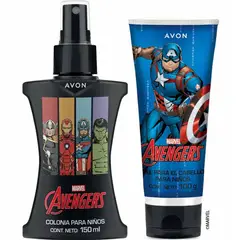 AVON - Kit x 2 Colonia + Gel para el Cabello Avengers De Marvel