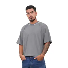 J JERAOUS - POLO BOXY JERAOUS NEO FIT MANGA CORTA Gris