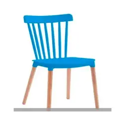 TU MESITA - Silla de Comedor Clásica Ivy color Azul