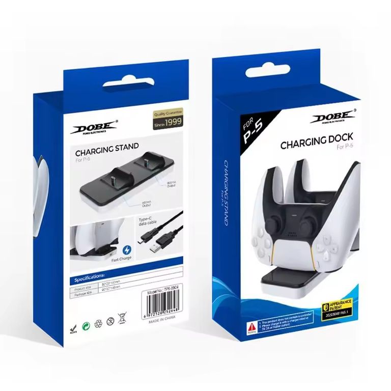 Dobe-Base de carga para mando de PS5 Controlador