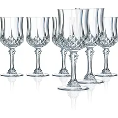 GENERICO - Juego de 6 copas de vino tinto, medianas de 5.4 onzas