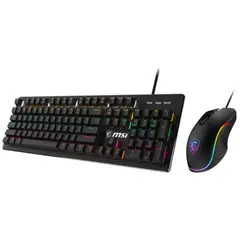 MSI - KIT DE TECLADO Y MOUSE GK300 COMBO TECLADO MECANICO Y MOUSE RGB