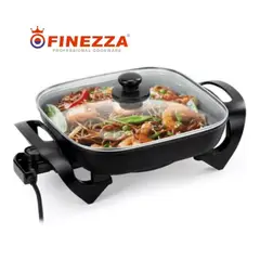 FINEZZA - Sartén Eléctrica Antiadherente con Control de Temperatura