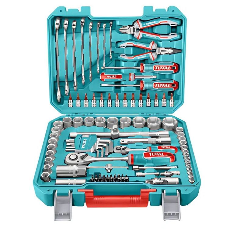Set de Herramientas y Rachet 100pzs Maletín THKTHP21006