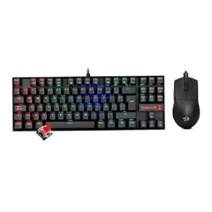 REDRAGON - - Kit 2 e 1 S145 (Teclado Kumara + Mouse M724)