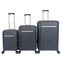 DUKAP - Set de 3 Maletas PP Singapure Gris Oscuro