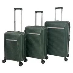 DUKAP - Set de 3 Maletas PP Singapure Verde Oscuro