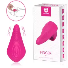 GENERICO - Vibrador de Dedo para Estimulación en Color Rosado