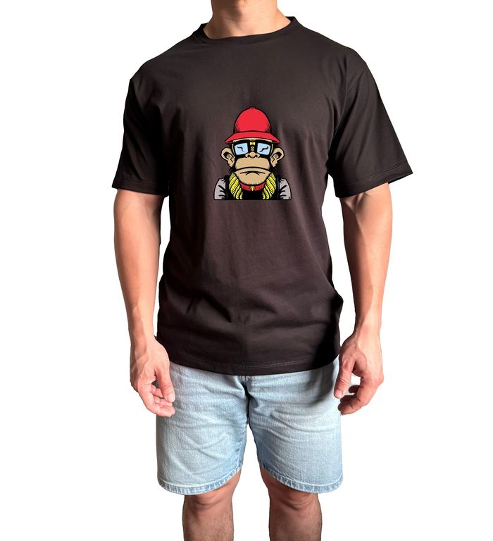 Polo Hombre manga corta diseño MONKEY