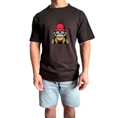 GENERICO - Polo Hombre manga corta diseño MONKEY