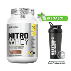 UNIVERSE NUTRITION - PROTEÍNA NITRO WHEY 1.1 KG CHOCOLATE + SHAKER