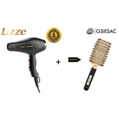 LIZZE - PACK SECADORA SUPREME 2600W + REGALO CEPILLO ESQUELETO DORADO
