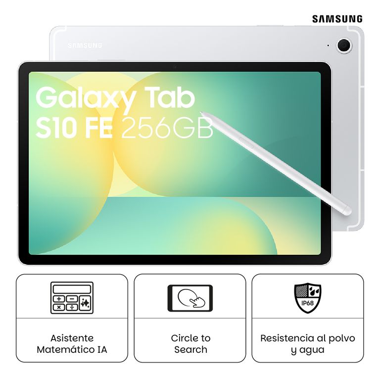Tablet Galaxy Tab S10 FE 256GB Silver