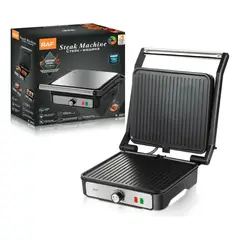 GENERICO - Asador Plancha Doble Cara Apertura 180° 2000w Raf R2601