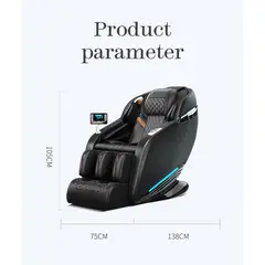 GENERICO - SILLON MASAJEADOR PREMIUM GRAVEDAD CERO CON RITMO CARDIACO