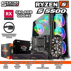 AMD - PC GAMER RYZEN 5 5500 32GB RAM SSD 1TB TARJETA DE VIDEO 8GB