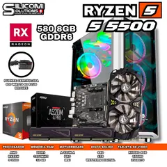 AMD - PC GAMER RYZEN 5 5500 32GB RAM SSD 1TB T DE VIDEO 8GB