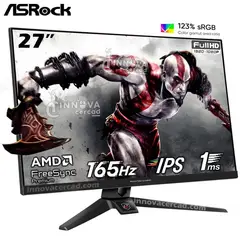 ASROCK - Monitor PG27FF1A Phantom 27" IPS FHD 165 Hz, 1ms, Freesync