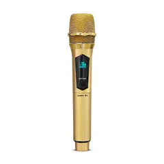 MAXTRON - - Micrófono Leader BX MX718G-BT Wireless Recargable Karaoke