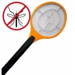 GENERICO - RAQUETA ELÉCTRICA RECARGABLE MATA MOSCAS COLORES