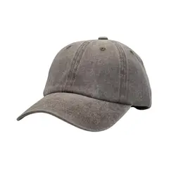 GENERICO - Gorra Casual Vintage Marrón Unisex con Ajuste Regulable