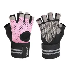AOLIKES - Guantes Deportivos A-113 Rosado Gym Fitness