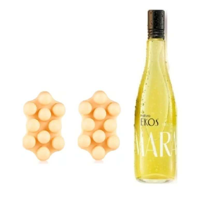 Ekos maracuya frescor 150ml+ 2 jabones masajeadores