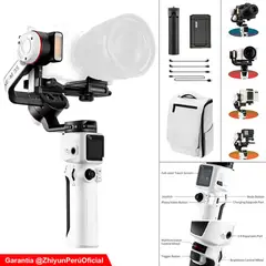 ZHIYUN - CRANE-M 3S Combo - Carga hasta 1.5 Kilos - Gimbal Estabilizador para cámaras y SmartPhone