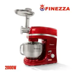 FINEZZA - BATIDORA DE 2000W y 5.2 Lts CON MOLEDOR DE CARNE